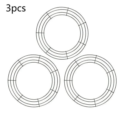 Metal Wreath Round Iron Ring For Christmas V1142-LP1005005037927665