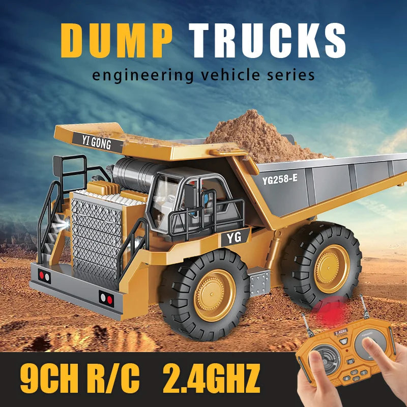 Rc Alloy Dump Truck Engineering Vehicle For Boys V1142-LP1005005167266435