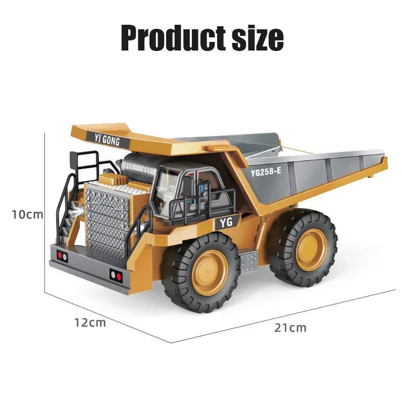 Rc Alloy Dump Truck Engineering Vehicle For Boys V1142-LP1005005167266435