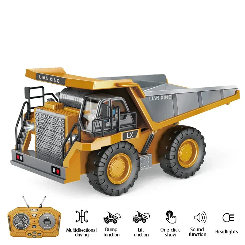 Rc Alloy Dump Truck Engineering Vehicle For Boys V1142-LP1005005167266435