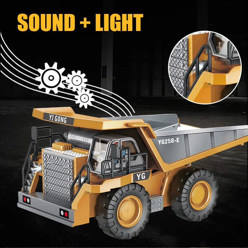 Rc Alloy Dump Truck Engineering Vehicle For Boys V1142-LP1005005167266435