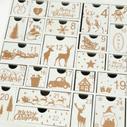 Christmas Wooden Advent Calendar With 24 Drawers V1142-LP1005006166502203