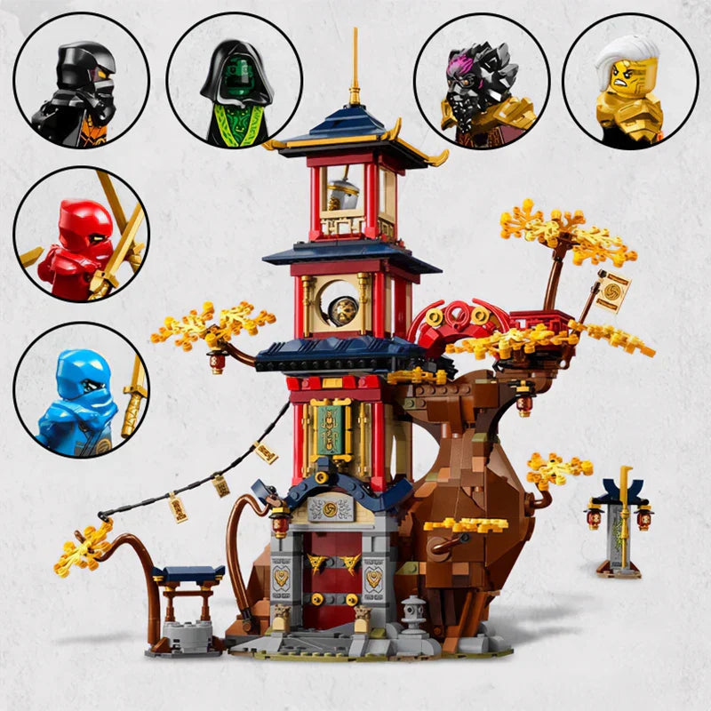 Dragon Energy Temple Building Blocks Model Set V1142-LP1005006199389891