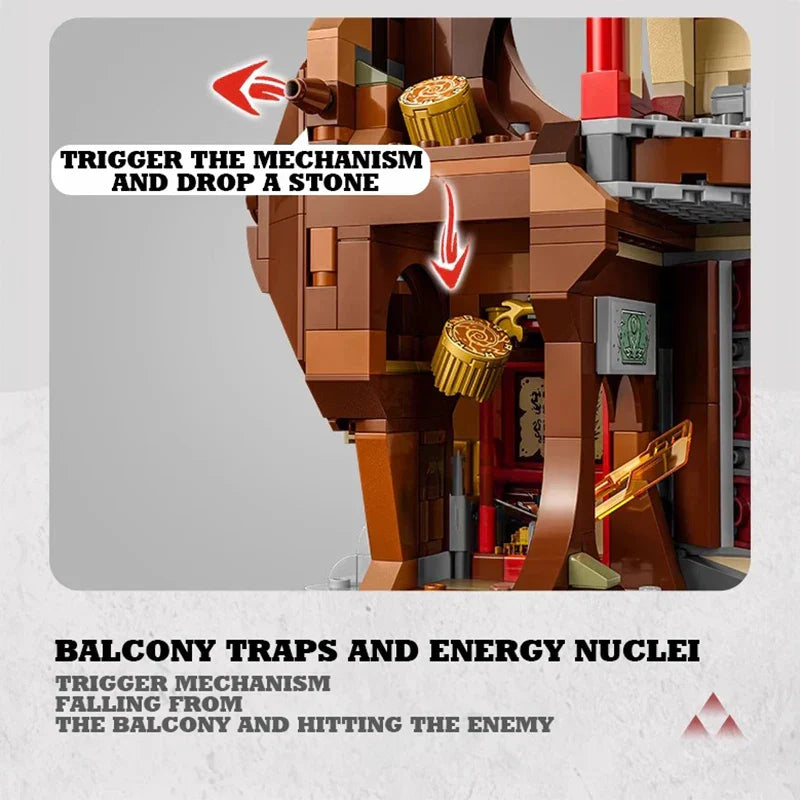 Dragon Energy Temple Building Blocks Model Set V1142-LP1005006199389891