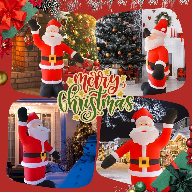 8Ft Tall Inflatable Santa Claus With 9 Led Lights V1142-LP1005006209008856