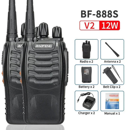 V2 Walkie Talkie Long Range Radio (2PCS BF-888S) V1142-LP1005006217078026