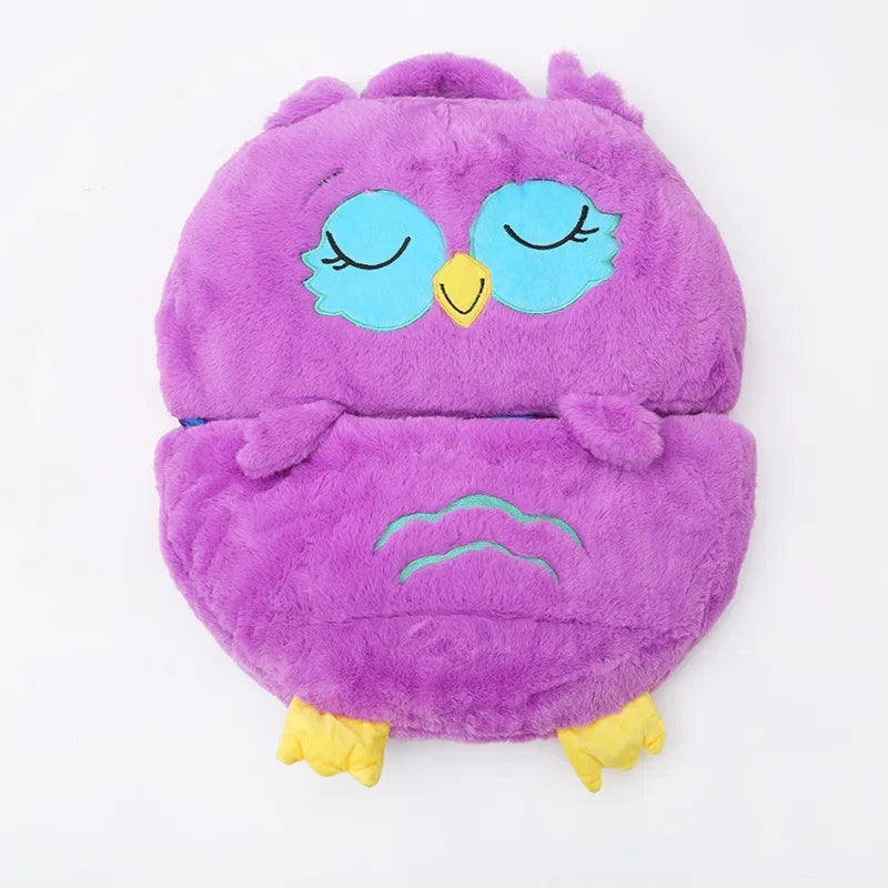 Kids Shark Sleeping Bag Plush Doll Pillow (Purple) V1142-LP1005006217952333