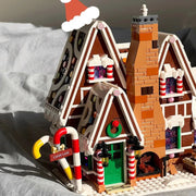 Santa Claus Gingerbread House Building Blocks V1142-LP1005006282452081