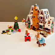 Santa Claus Gingerbread House Building Blocks V1142-LP1005006282452081