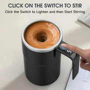 380ML Self-Stirring Electric Coffee Mug Black and White Cup V1142-LP1005006429009494