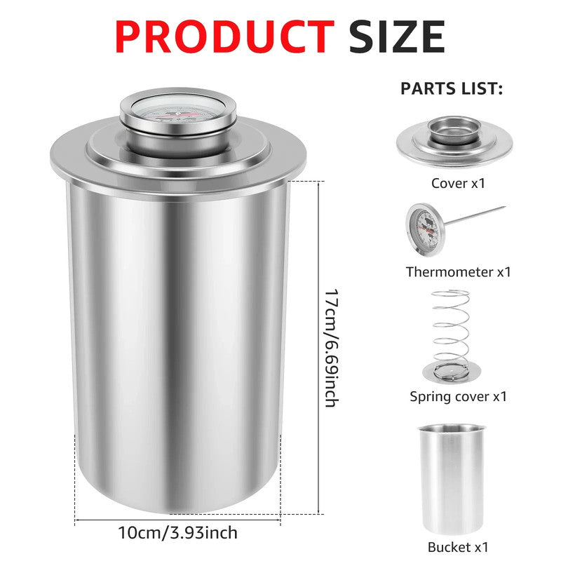 Stainless Steel Ham Maker with Thermometer V1142-LP1005006713102510
