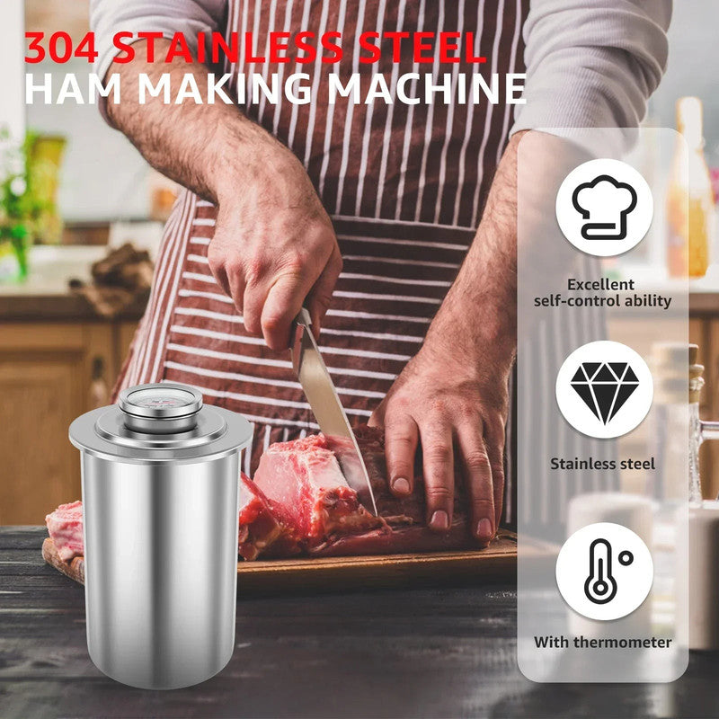Stainless Steel Ham Maker with Thermometer V1142-LP1005006713102510