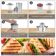Stainless Steel Ham Maker with Thermometer V1142-LP1005006713102510