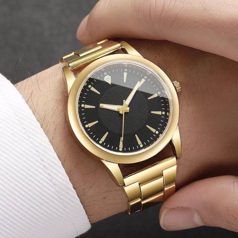 Couple Quartz Gold Watches Set V1142-LP1005006727717268