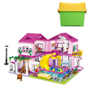 City Villa Castle Building Blocks Set With Pool V1142-LP1005006860909709