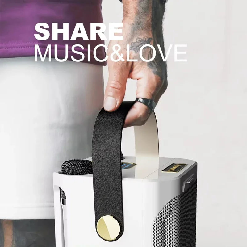High Power Karaoke Bluetooth Speaker With Dual Microphone V1142-LP1005006966356393