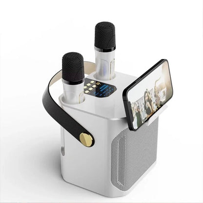 High Power Karaoke Bluetooth Speaker With Dual Microphone V1142-LP1005006966356393