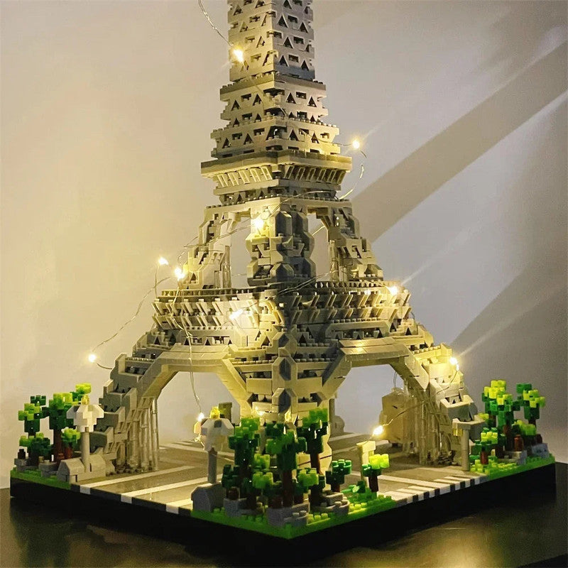 LED Eiffel Tower Micro Mini Building Blocks Set V1142-LP1005006981737118