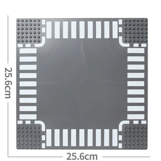 City Road Baseplate Block For Kids Diy Building V1142-LP1005007010352512