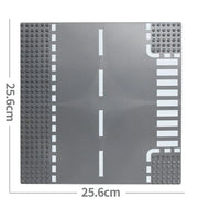 City Road Baseplate Block For Kids Diy Building V1142-LP1005007010352512
