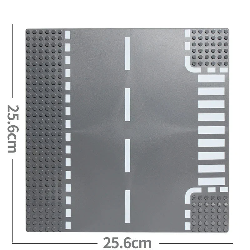 City Road Baseplate Block For Kids Diy Building V1142-LP1005007010352512
