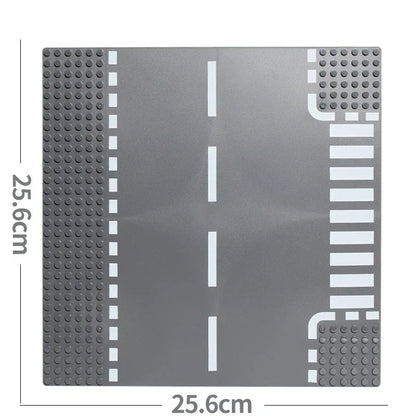 City Road Baseplate Block For Kids Diy Building V1142-LP1005007010352512