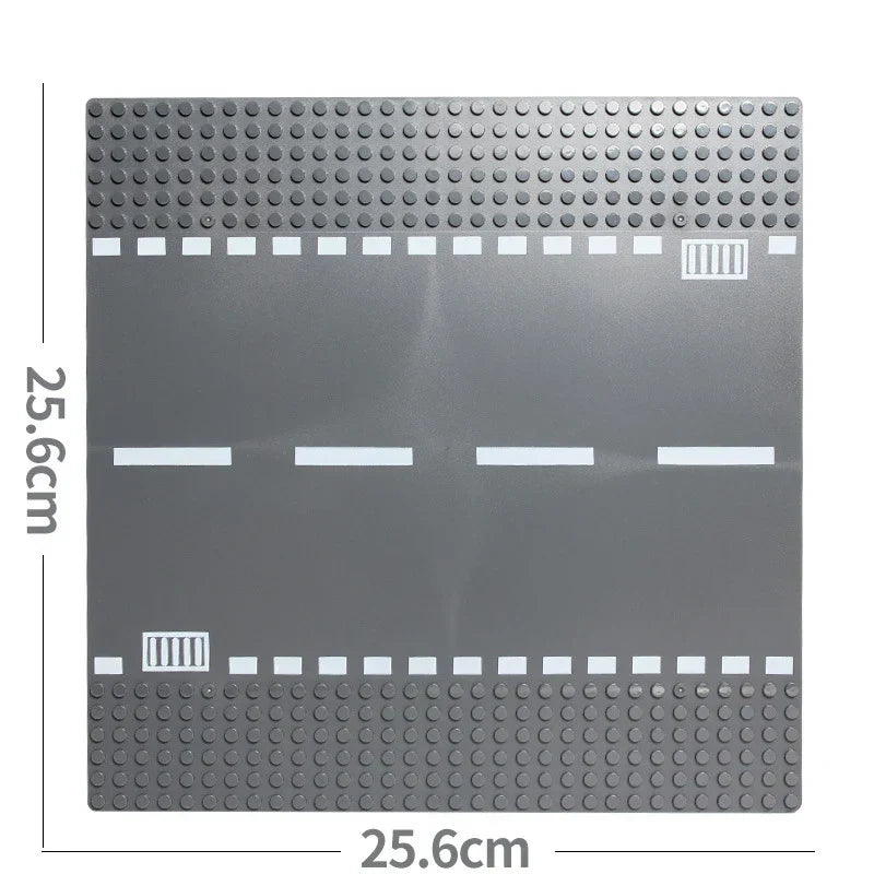 City Road Baseplate Block For Kids Diy Building V1142-LP1005007010352512