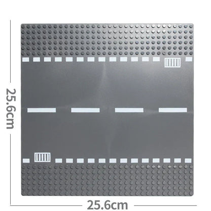 City Road Baseplate Block For Kids Diy Building V1142-LP1005007010352512