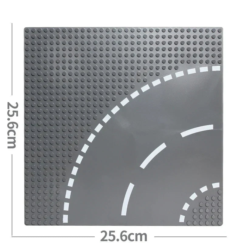 City Road Baseplate Block For Kids Diy Building V1142-LP1005007010352512