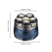 6D Electric Head And Face Shaver Rechargeable V1142-LP1005007021608709
