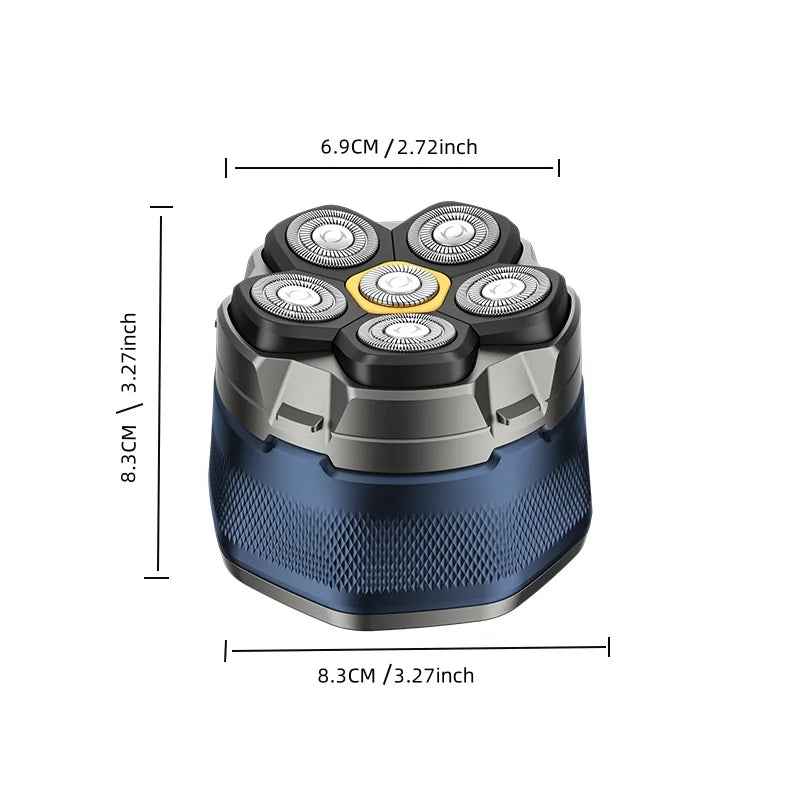 6D Electric Head And Face Shaver Rechargeable V1142-LP1005007021608709
