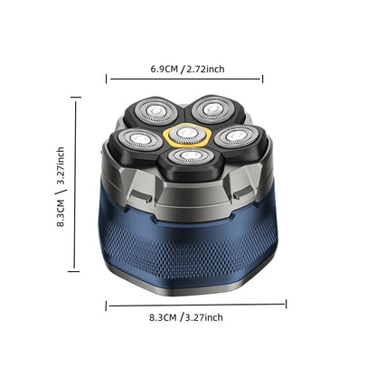 6D Electric Head And Face Shaver Rechargeable V1142-LP1005007021608709