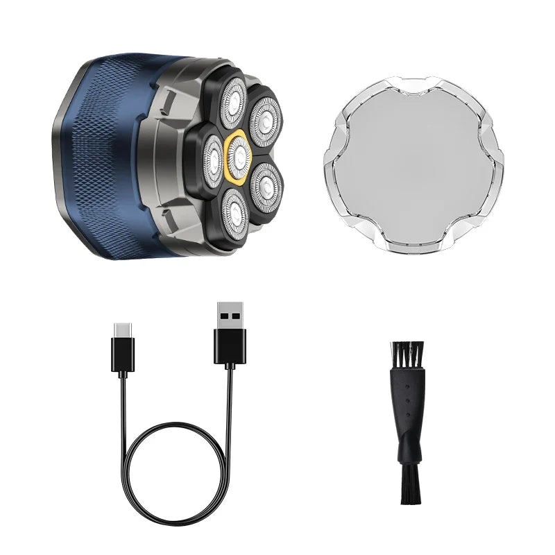6D Electric Head And Face Shaver Rechargeable V1142-LP1005007021608709
