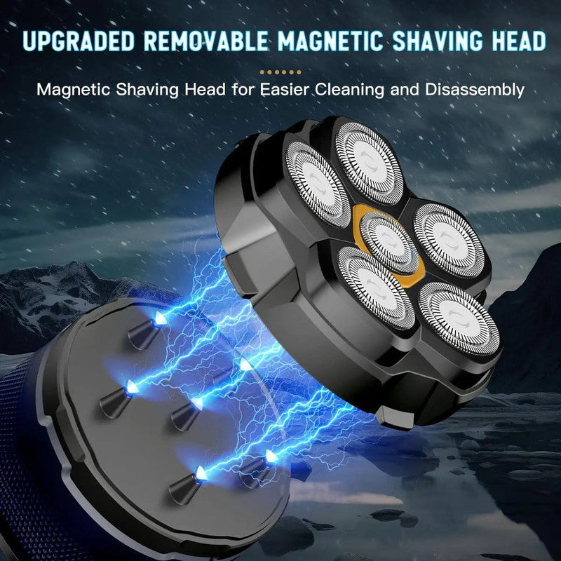 6D Electric Head And Face Shaver Rechargeable V1142-LP1005007021608709