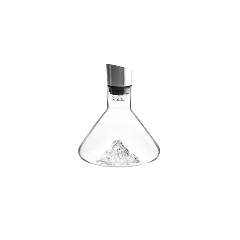 1500ML Iceberg Crystal Decanter Handmade Lead-Free Glass Wine V1142-LP1005007153966612
