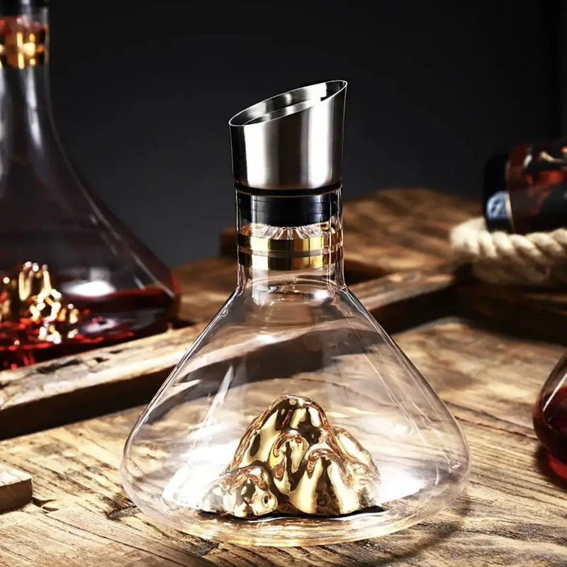 1500ML Iceberg Crystal Decanter Handmade Lead-Free Glass Wine V1142-LP1005007153966612