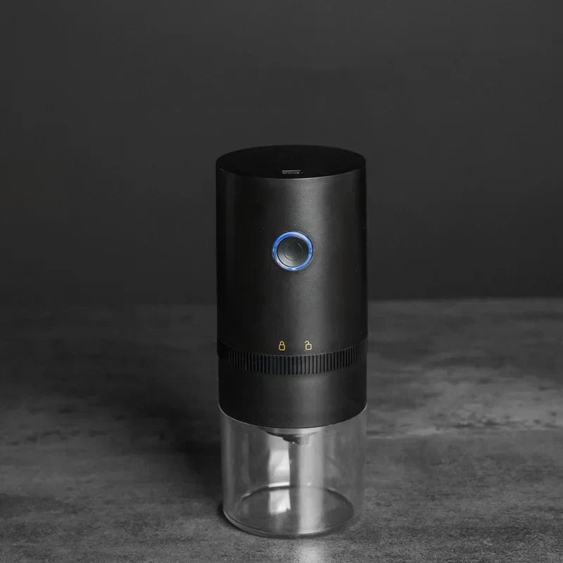 Portable USB C Rechargeable Coffee Grinder Mill Black V1142-LP1005007309837460