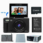 4K Digital Camera for Photography 64MP Vlogging Black V1142-LP1005007342064879