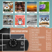 4K Digital Camera for Photography 64MP Vlogging Black V1142-LP1005007342064879