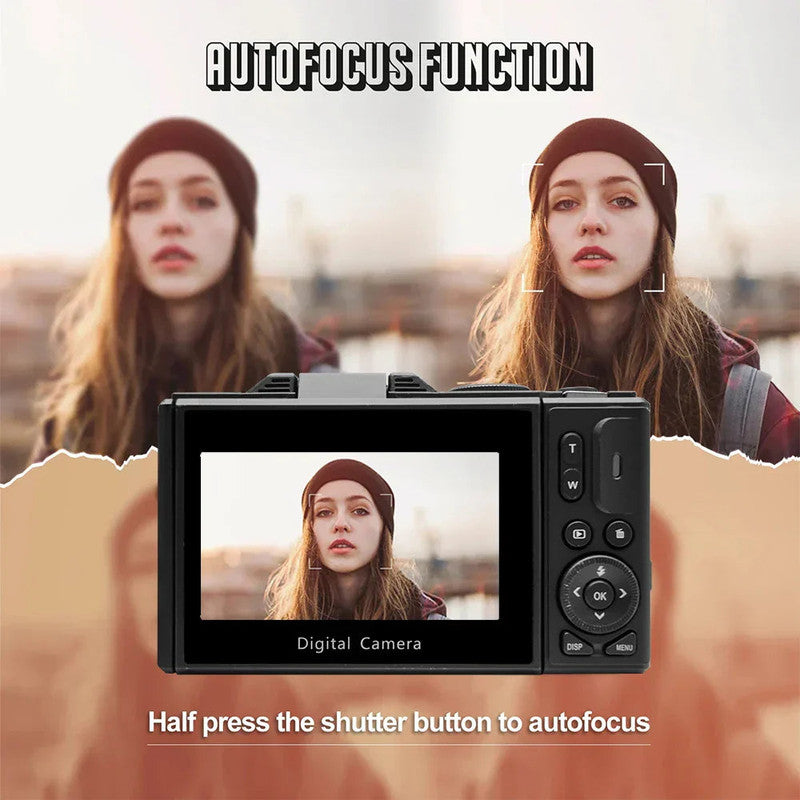 4K Digital Camera for Photography 64MP Vlogging Black V1142-LP1005007342064879