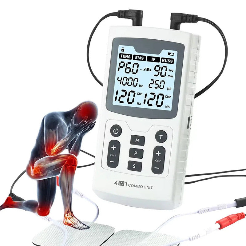 Electric Muscle Therapy Stimulator Interferential Device V1142-LP1005007345478318