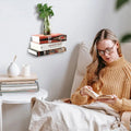 Floating Bookshelf Invisible Book Organizer V1142-LP1005007346303568