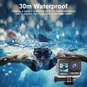 5K Action Camera with Touchscreen Waterproof Black V1142-LP1005007476503933