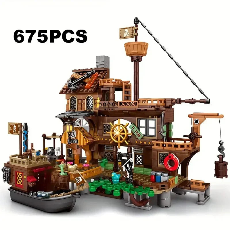 Pirate Island Fortress Building Blocks Set V1142-LP1005007540087191