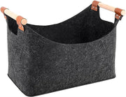 Wooden Firewood Storage Felt Basket Foldable V1142-LP1005007700752669