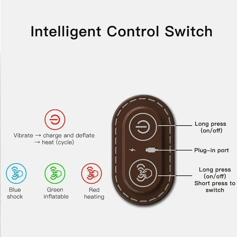 Electric Cervical Massage Pillow Heated V1142-LP1005007701447326
