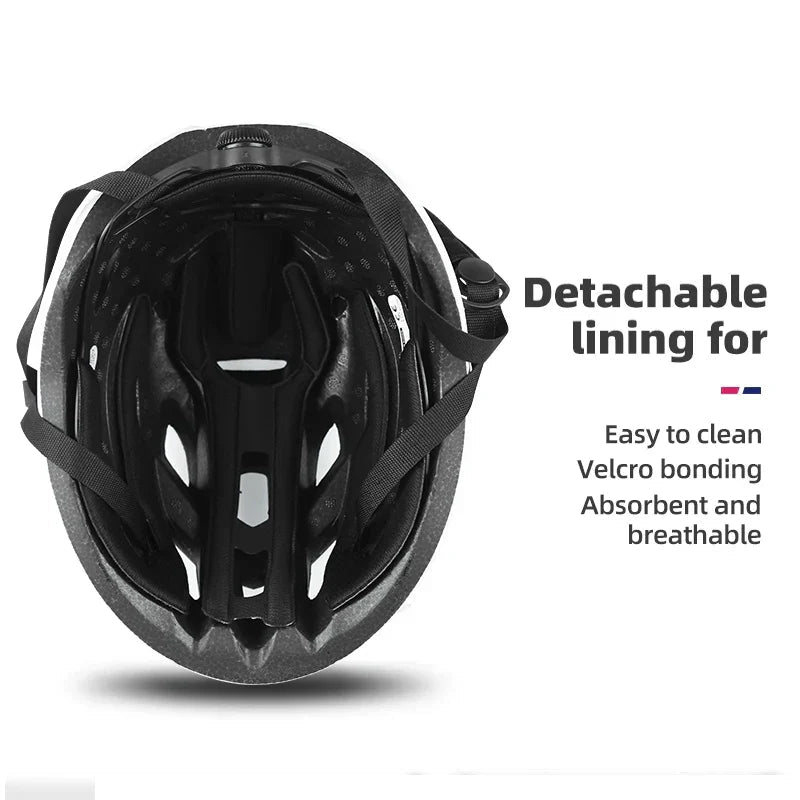 Lightweight Racing-Inspired Adult Bicycle Helmet Red V1142-LP1005007792396988