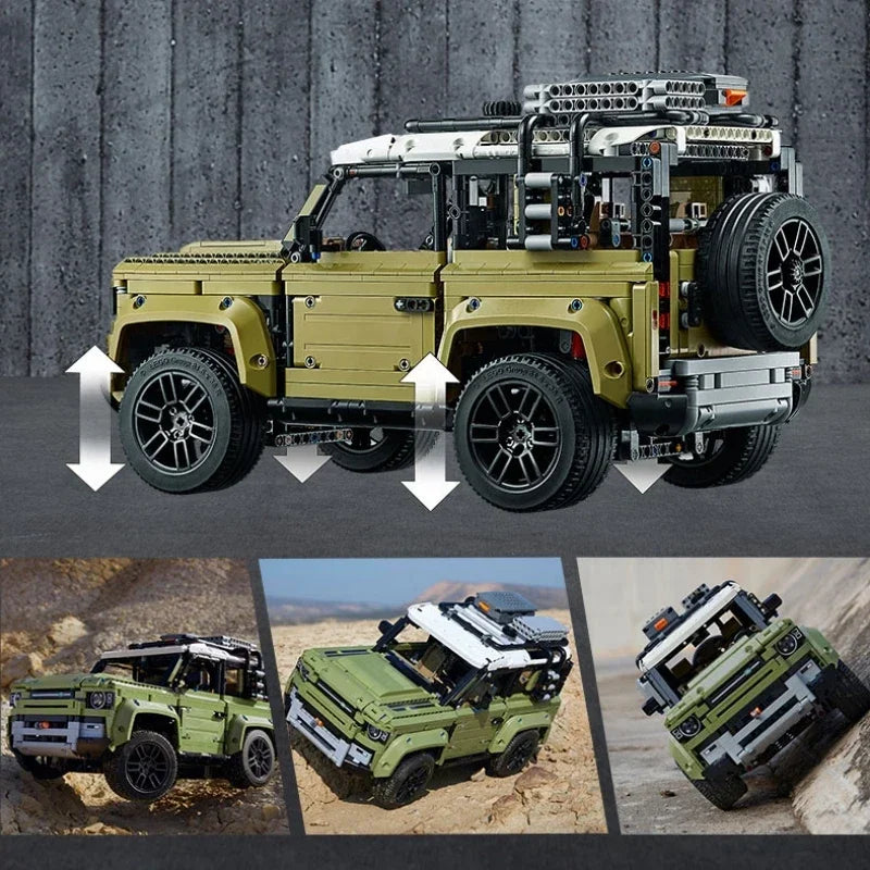 Technical Rover Defender Collector'S Building Blocks Set V1142-LP1005007987922206