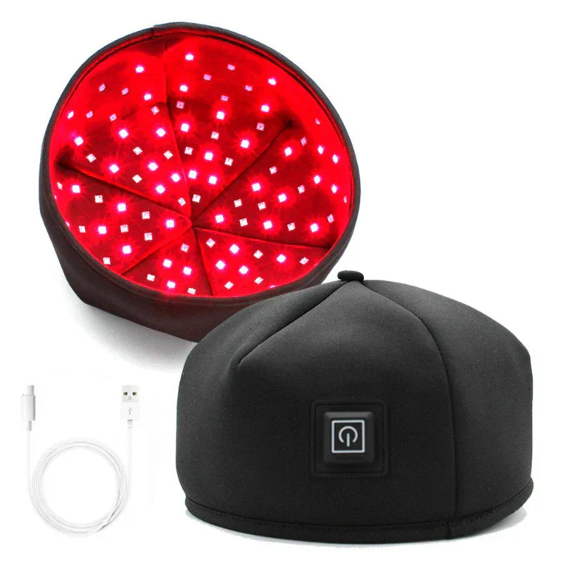 Hair Growth Cap LED Treatment Helmet Black V1142-LP1005008159915208