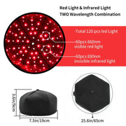 Hair Growth Cap LED Treatment Helmet Black V1142-LP1005008159915208